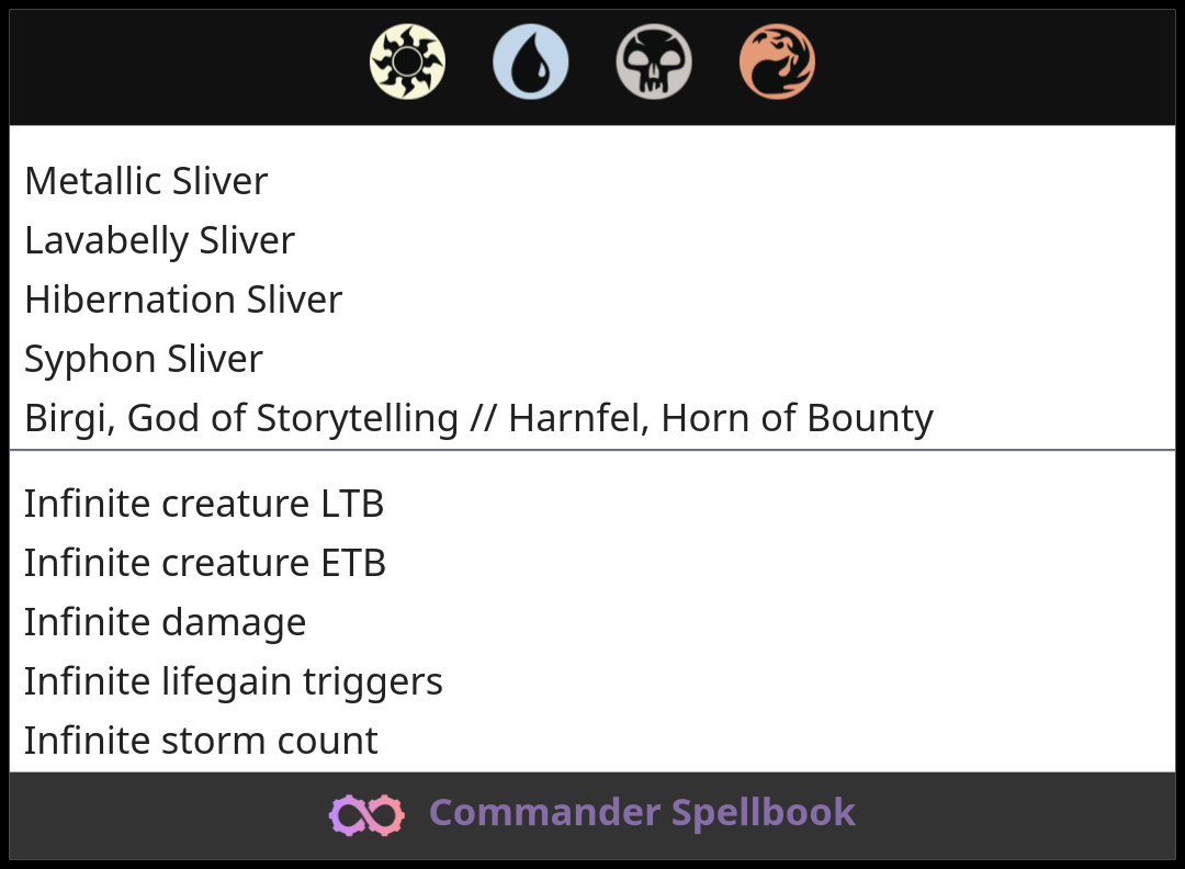 Metallic Sliver | Lavabelly Sliver | Hibernation Sliver (and two other ...