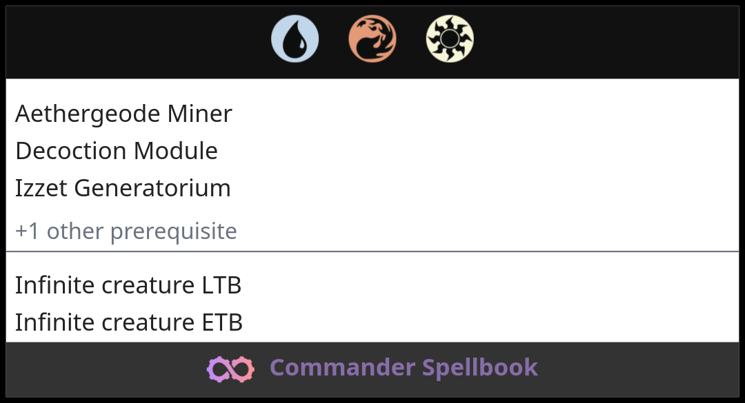 Aethergeode Miner | Decoction Module | Izzet Generatorium
