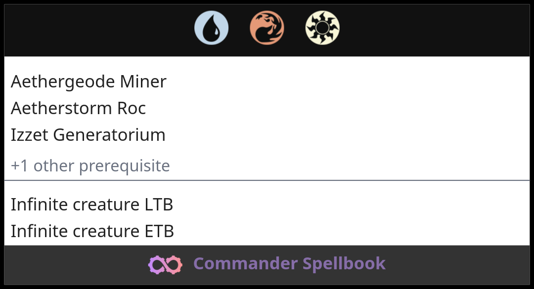Aethergeode Miner | Aetherstorm Roc | Izzet Generatorium