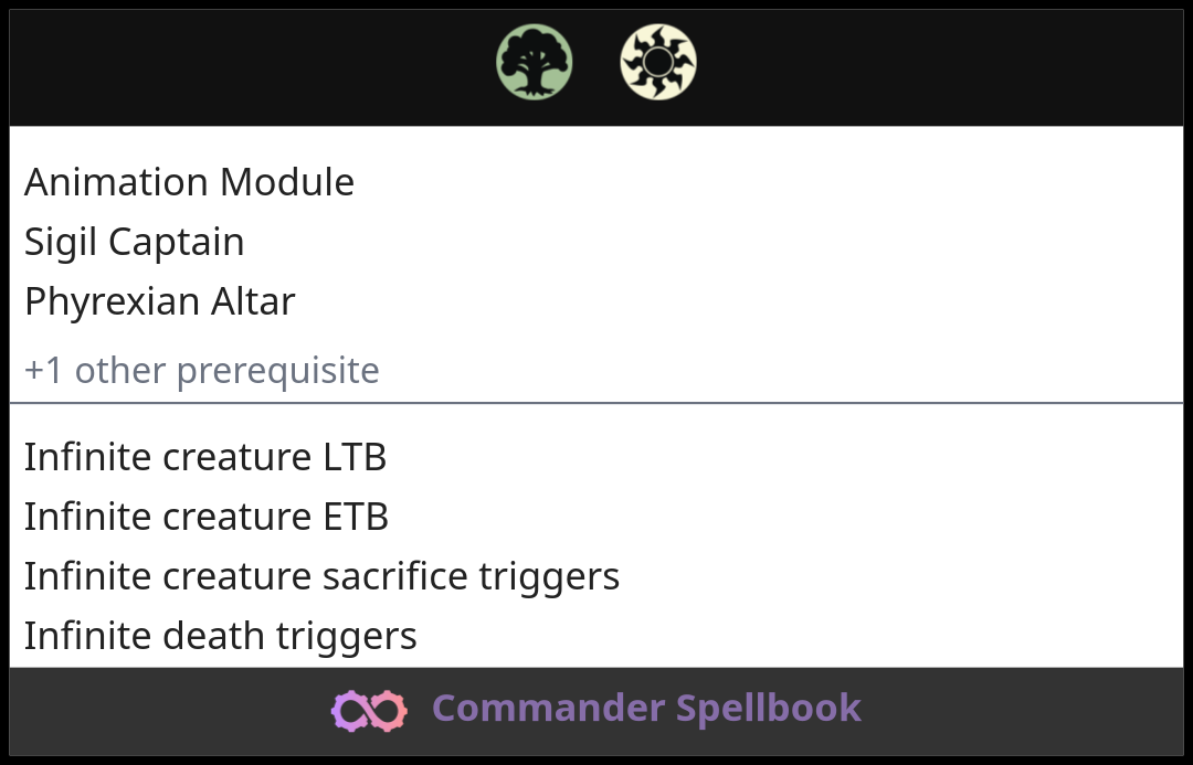 Animation Module | Sigil Captain | Phyrexian Altar