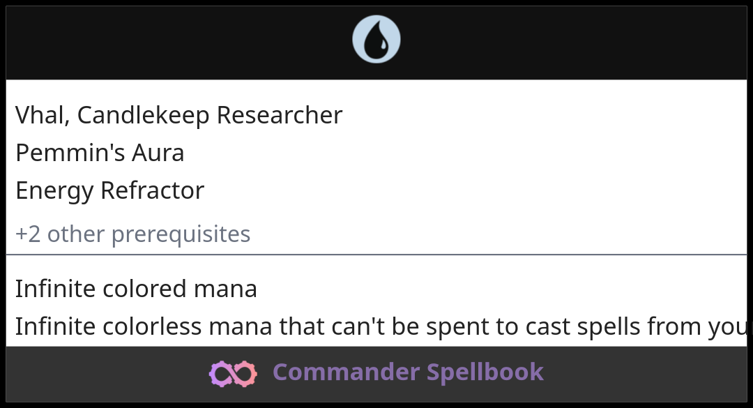 Vhal, Candlekeep Researcher | Pemmin's Aura | Energy Refractor