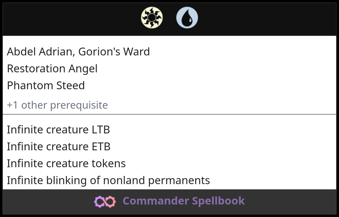 Abdel Adrian, Gorion's Ward | Restoration Angel | Phantom Steed