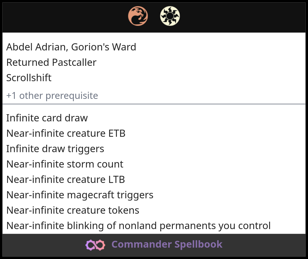 Abdel Adrian, Gorion's Ward | Returned Pastcaller | Scrollshift