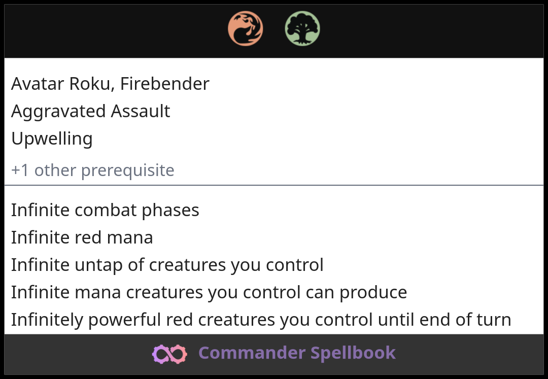 Avatar Roku, Firebender | Aggravated Assault | Upwelling