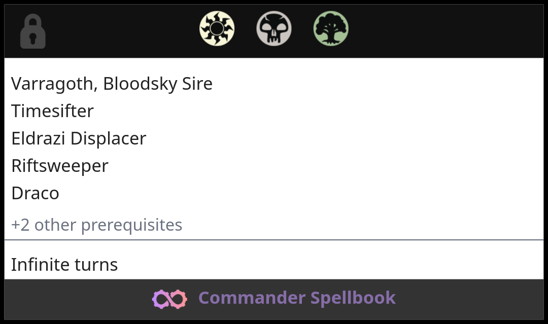 Varragoth, Bloodsky Sire | Timesifter | Eldrazi Displacer (and two ...