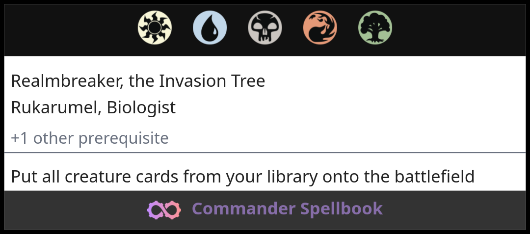 Realmbreaker, the Invasion Tree | Rukarumel, Biologist