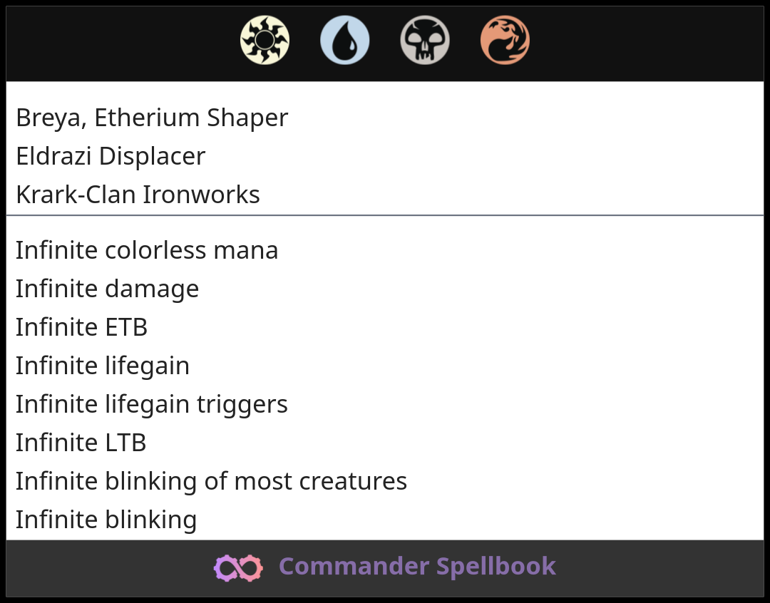 Breya, Etherium Shaper | Eldrazi Displacer | Krark-Clan Ironworks