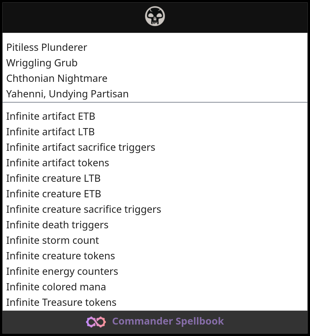 Pitiless Plunderer | Wriggling Grub | Chthonian Nightmare (and one ...