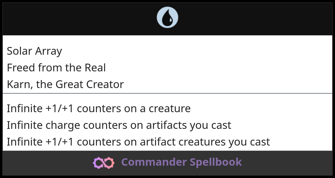 Solar Array | Freed from the Real | Karn, the Great Creator
