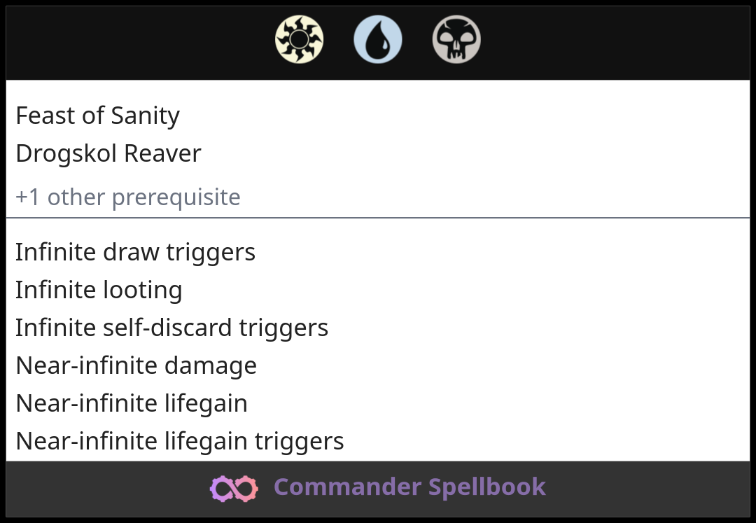 Feast of Sanity | Drogskol Reaver