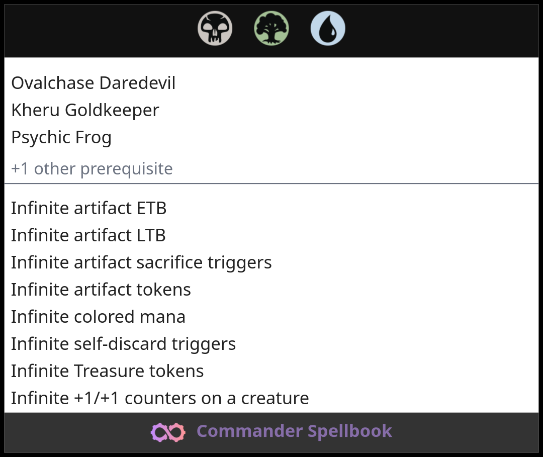 Ovalchase Daredevil | Kheru Goldkeeper | Psychic Frog