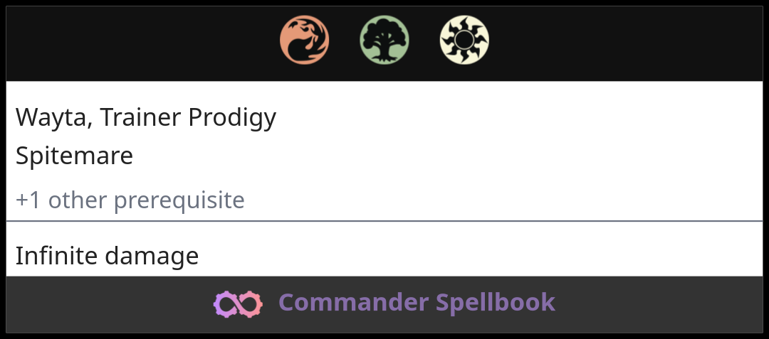 Wayta, Trainer Prodigy | Spitemare