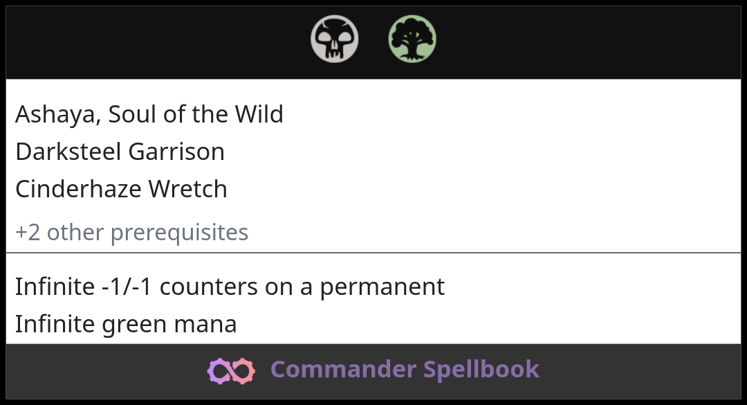 Ashaya, Soul of the Wild | Darksteel Garrison | Cinderhaze Wretch