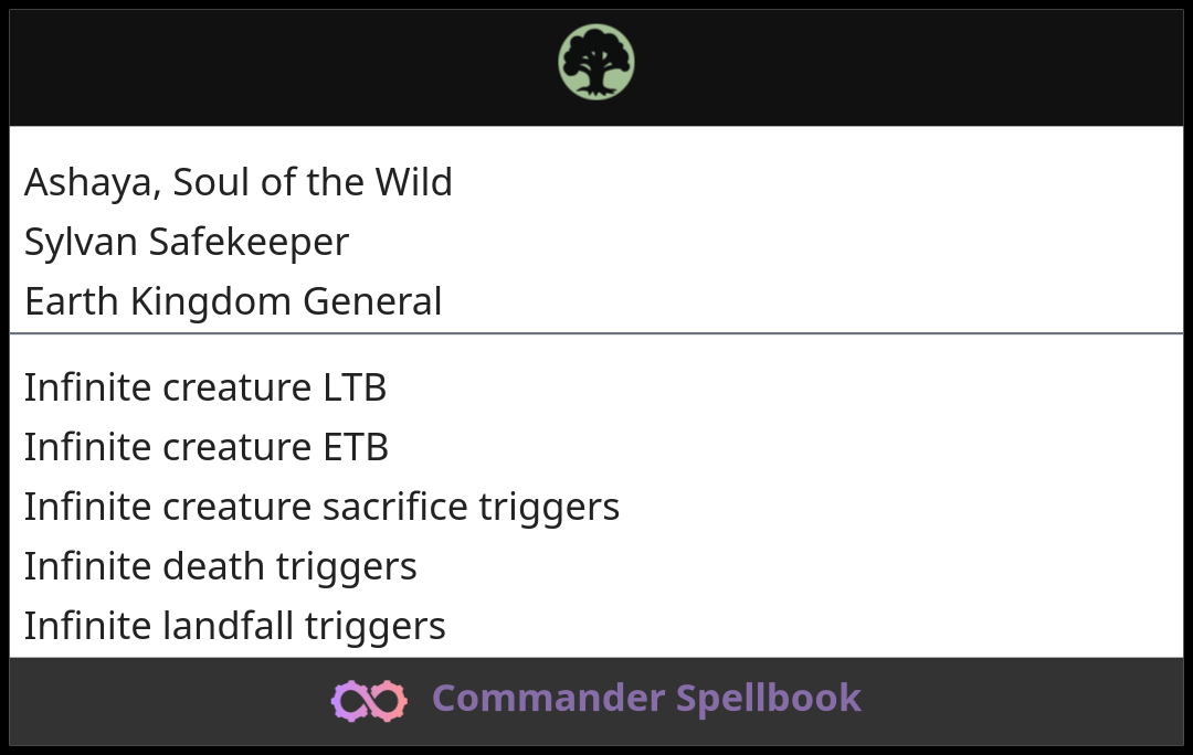 Ashaya, Soul of the Wild | Sylvan Safekeeper | Earth Kingdom General