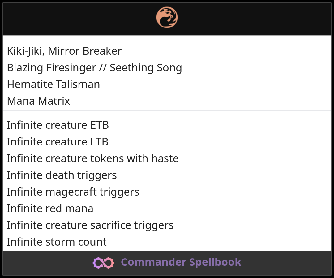Kiki-Jiki, Mirror Breaker | Blazing Firesinger // Seething Song ...