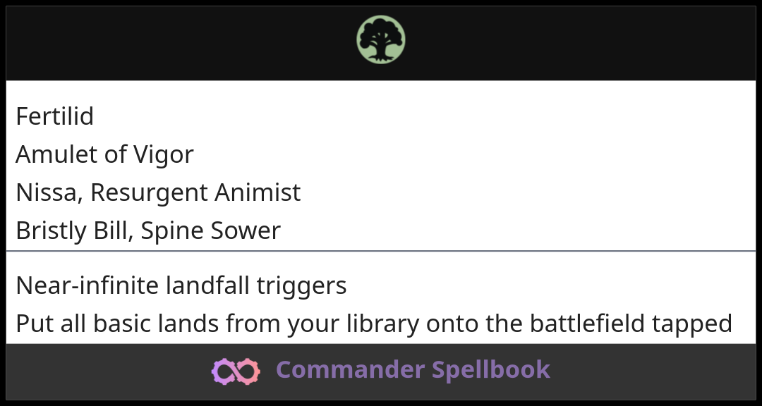Fertilid | Nissa, Resurgent Animist | Bristly Bill, Spine Sower (and ...