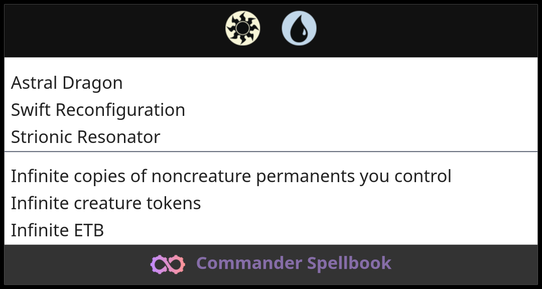 Astral Dragon | Swift Reconfiguration | Strionic Resonator