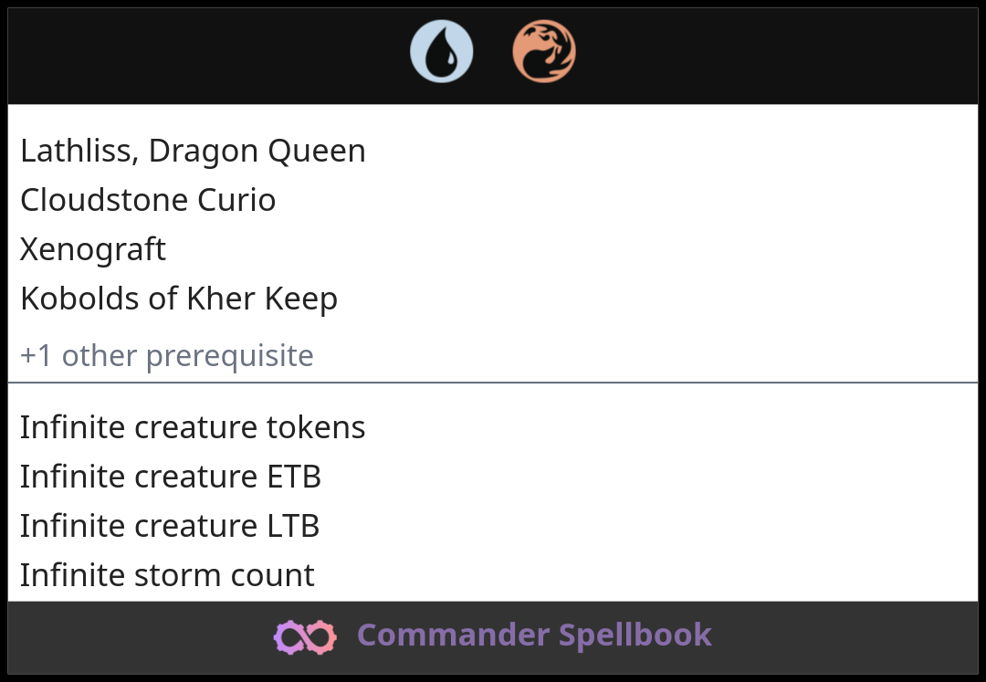 Lathliss, Dragon Queen | Cloudstone Curio | Xenograft (and one other card)