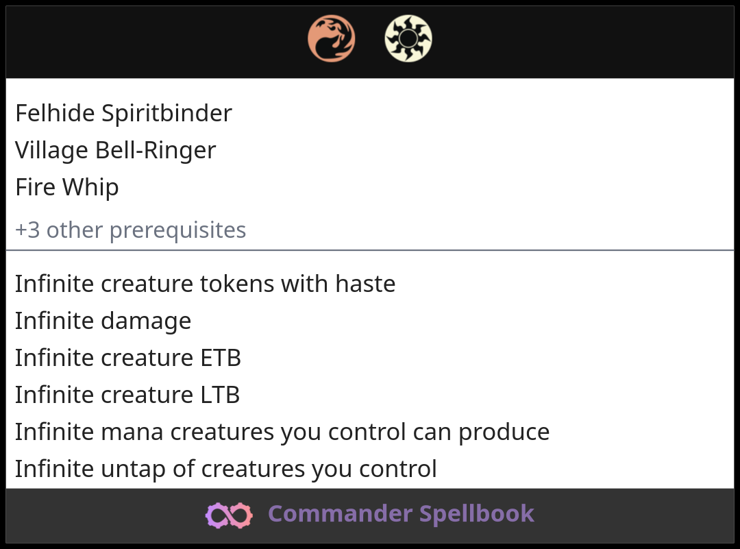 Felhide Spiritbinder | Village Bell-Ringer | Fire Whip