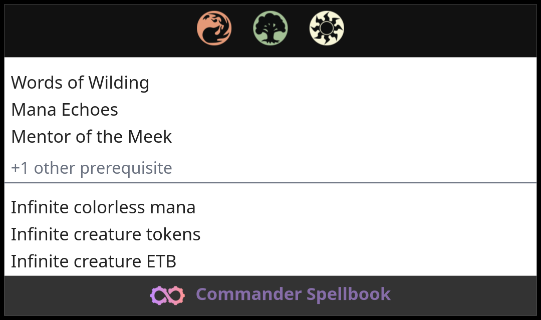 Words of Wilding | Mana Echoes | Mentor of the Meek