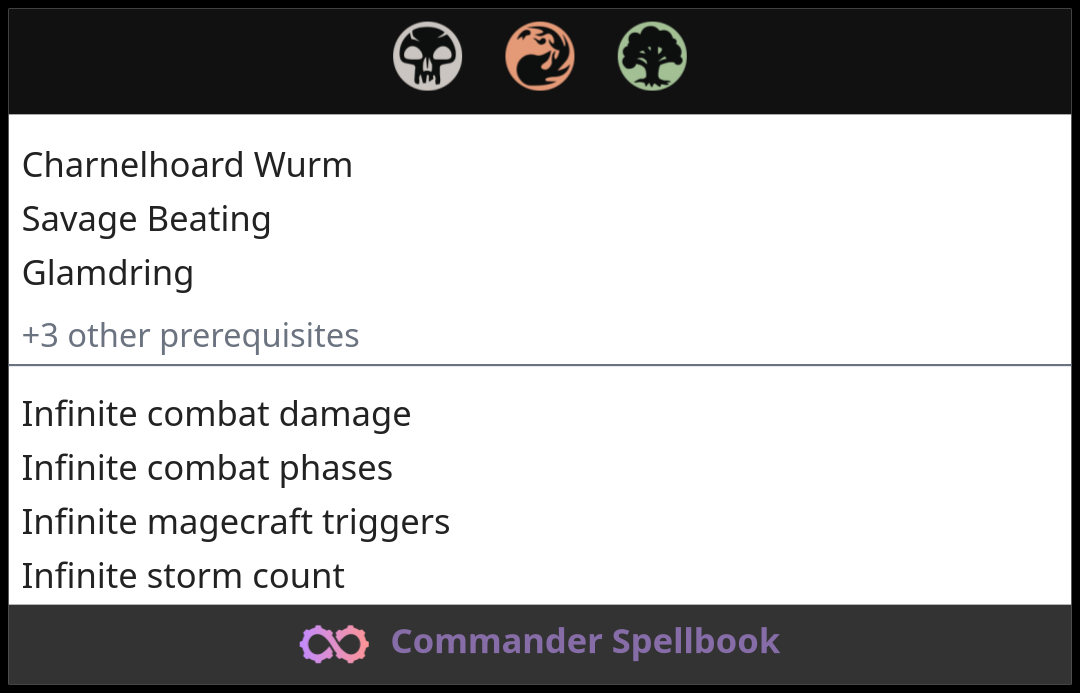 Charnelhoard Wurm | Savage Beating | Glamdring