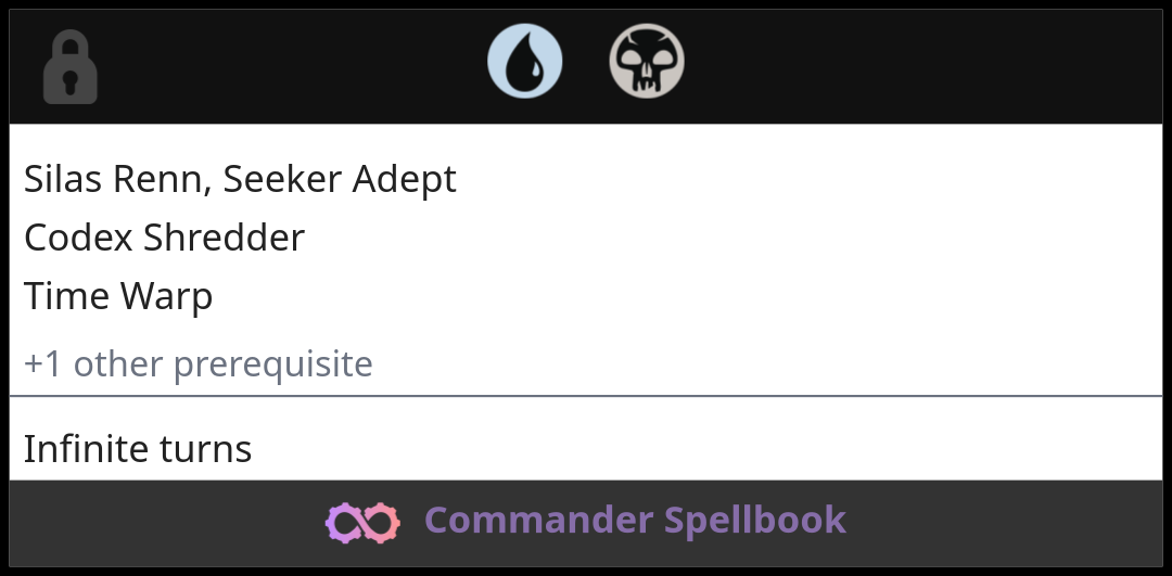 Silas Renn, Seeker Adept | Codex Shredder | Time Warp