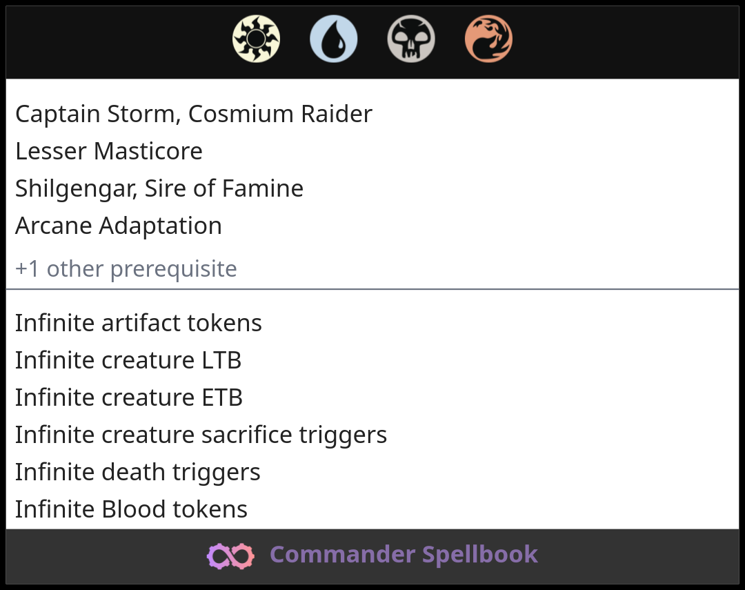 Captain Storm, Cosmium Raider | Lesser Masticore | Shilgengar, Sire of ...
