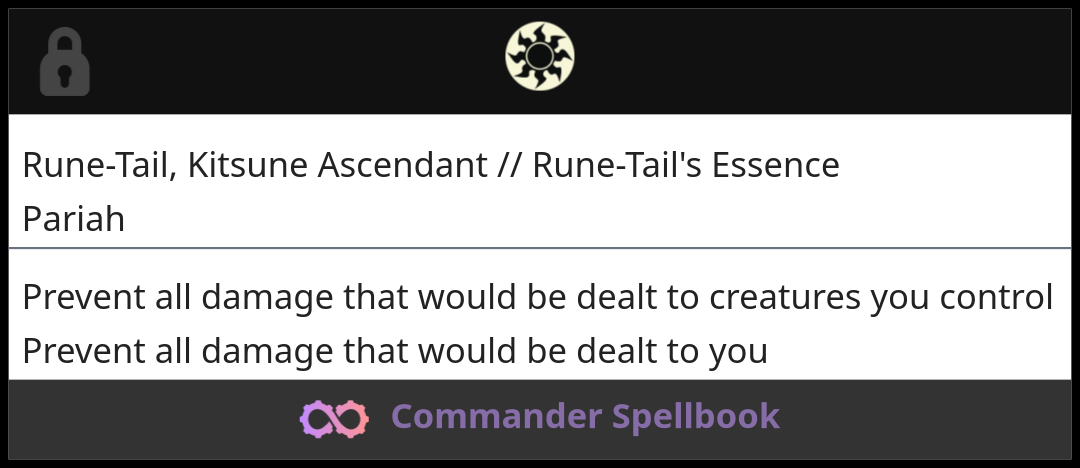 Rune-Tail, Kitsune Ascendant // Rune-Tail's Essence | Pariah