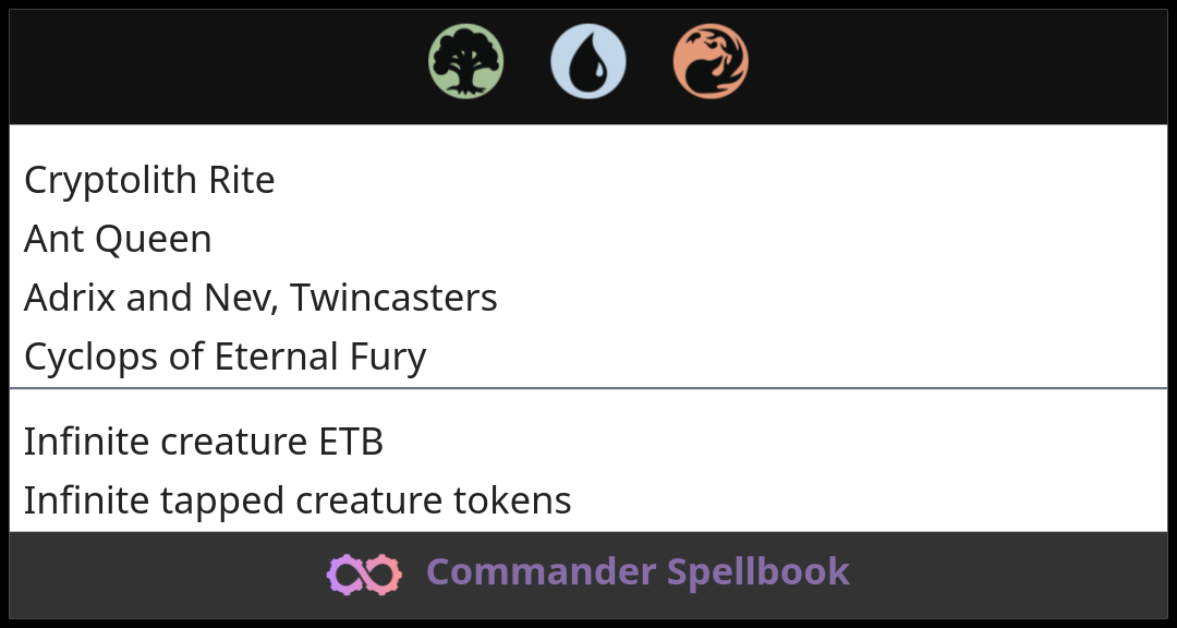 Cryptolith Rite | Ant Queen | Adrix and Nev, Twincasters (and one other ...