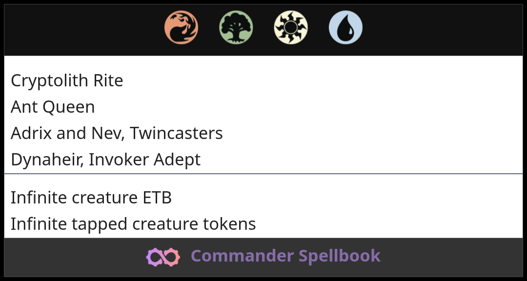 Cryptolith Rite | Ant Queen | Adrix and Nev, Twincasters (and one other ...