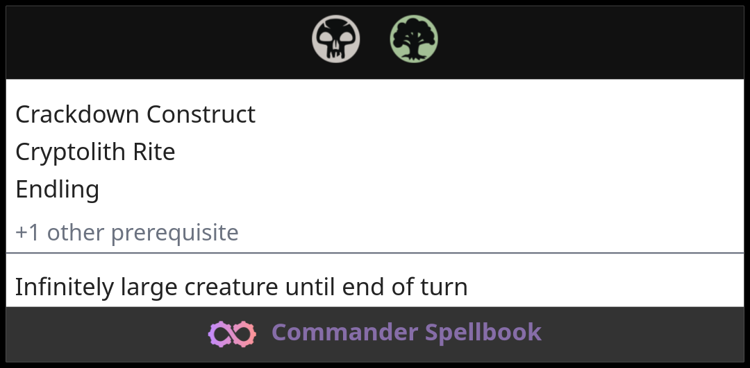 Crackdown Construct | Cryptolith Rite | Endling
