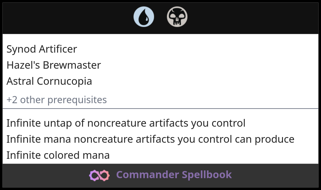 Synod Artificer | Hazel's Brewmaster | Astral Cornucopia