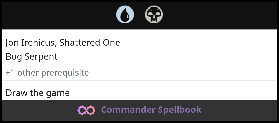 Jon Irenicus, Shattered One | Bog Serpent