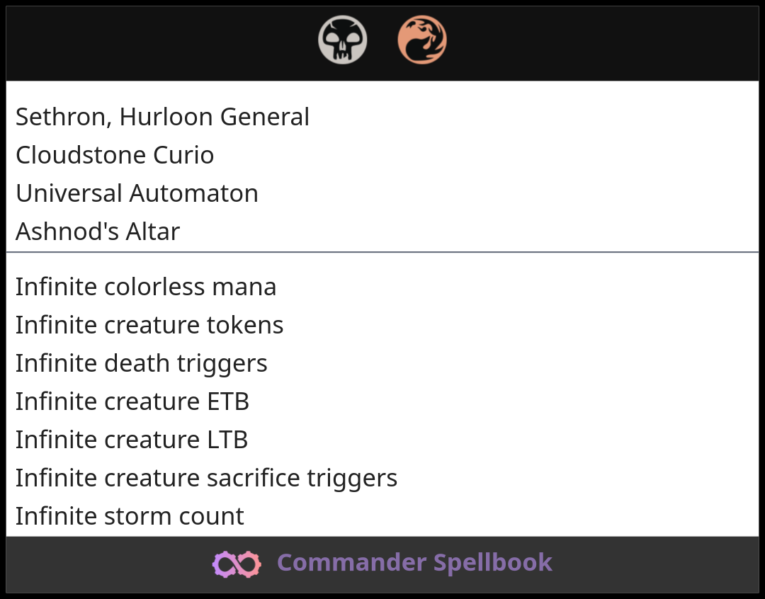 Sethron, Hurloon General | Cloudstone Curio | Universal Automaton (and ...