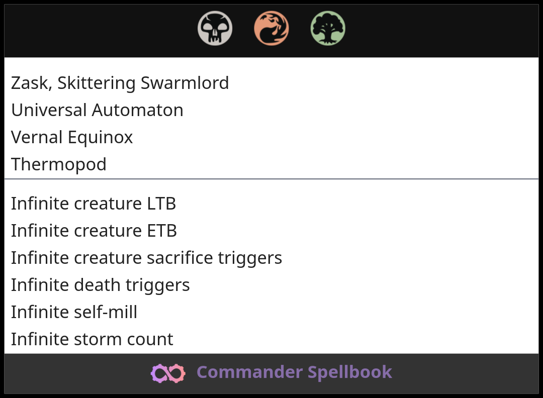 Zask, Skittering Swarmlord | Universal Automaton | Vernal Equinox (and ...