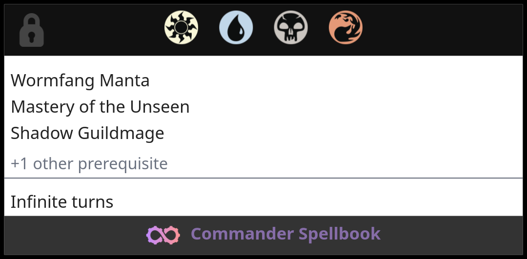 Wormfang Manta | Mastery of the Unseen | Shadow Guildmage